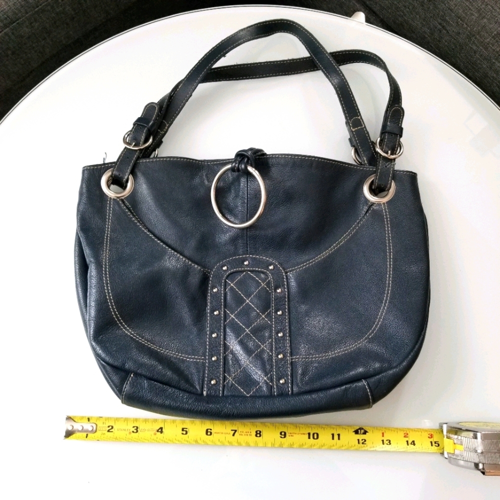 Luce Shoulder Bag Steel Blue Grey